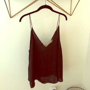 Nordstrom Black Flowy Top